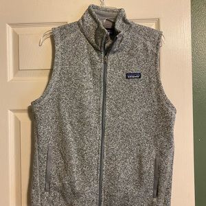 Large, grey heather, Patagonia vest